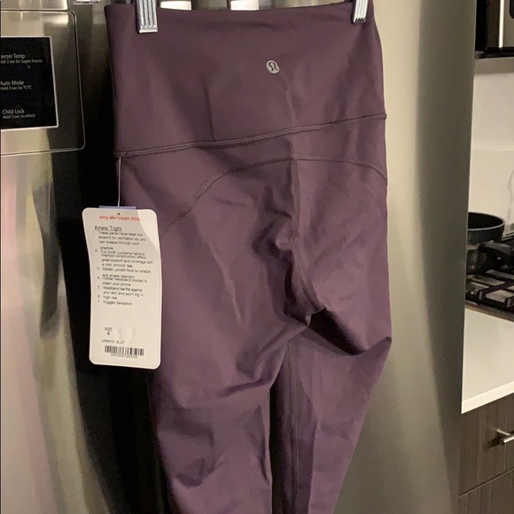 Lululemon ANEW Tights— Black Currant RARE - Picture 8 of 8